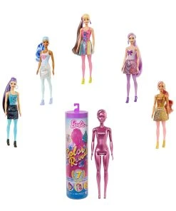 Barbie Colour Revea Doll - Sweet Fruit -Barbie Shop Barbie Color Reveal Doll with 7 Surprises Shimmer Series 78853.1676005495