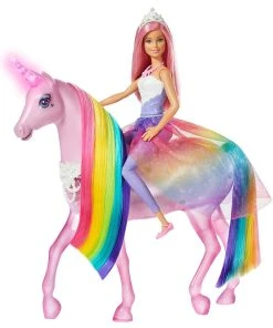 Barbie - Dreamtopia Magic Touch Unicorn & Doll -Barbie Shop FXT26 5 31380.1574388643