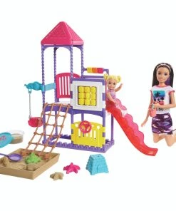 Barbie Skipper Babysitters Inc Climb 'n Explore Playground Dolls And Playset