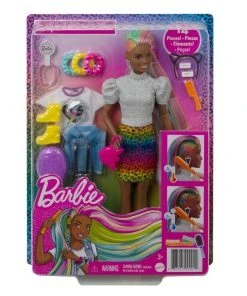 Barbie Leopard Rainbow Hair Dolls -Barbie Shop GRN82 PIP FE 21 001 4LB 59328.1652673860