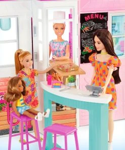 Barbie Cook n Grill Restaurant Doll And Playset -Barbie Shop HBB91 Enhanced A Inset1 03211.1652674641