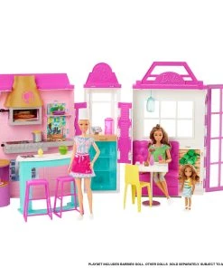 Barbie Cook n Grill Restaurant Doll And Playset -Barbie Shop HBB91 OP 21 0083 41819.1652674639