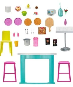 Barbie Cook n Grill Restaurant Doll And Playset -Barbie Shop HBB91 OP 21 674 96514.1652674638