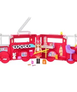 Barbie Chelsea Fire Truck Vehicle -Barbie Shop HCK73 Enhanced A Inset4 US INTL 35807.1652675279