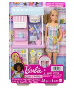 Barbie Ice Cream Shop Playset -Barbie Shop HCN46 PIP FE 22 001 4LB 65245.1652674781