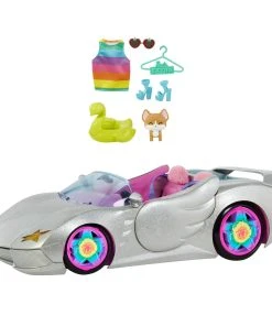 Barbie Extra Vehicle - Silver Convertible -Barbie Shop HDJ47 C 22 0100 47758.1652675211