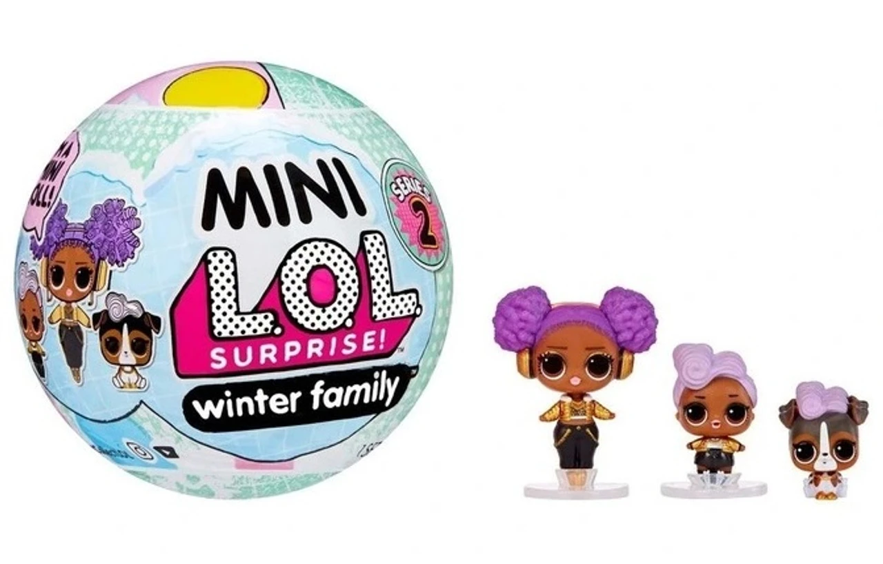 Mini L.O.L. Surprise! Winter Family Playset Collection With 8+ Surprises