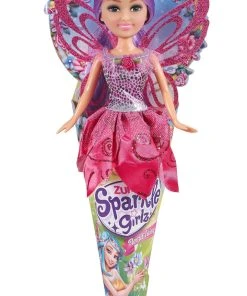 Sparkle Girlz 10.5in Super Sparkly In Cone - Floral Fairy Cone Doll -Barbie Shop Sparkle Girls Cone Fairy In Pack 04 85794.1589851632