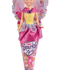 Sparkle Girlz 10.5in Super Sparkly In Cone - Princess Cone Doll -Barbie Shop Sparkle Girls Cone Princess 02 In Pack 33851.1589851376