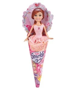 Sparkle Girlz 10.5in Super Sparkly In Cone - Princess Cone Doll -Barbie Shop Sparkle Girls Cone Princess 04 In Pack 29952.1596437375