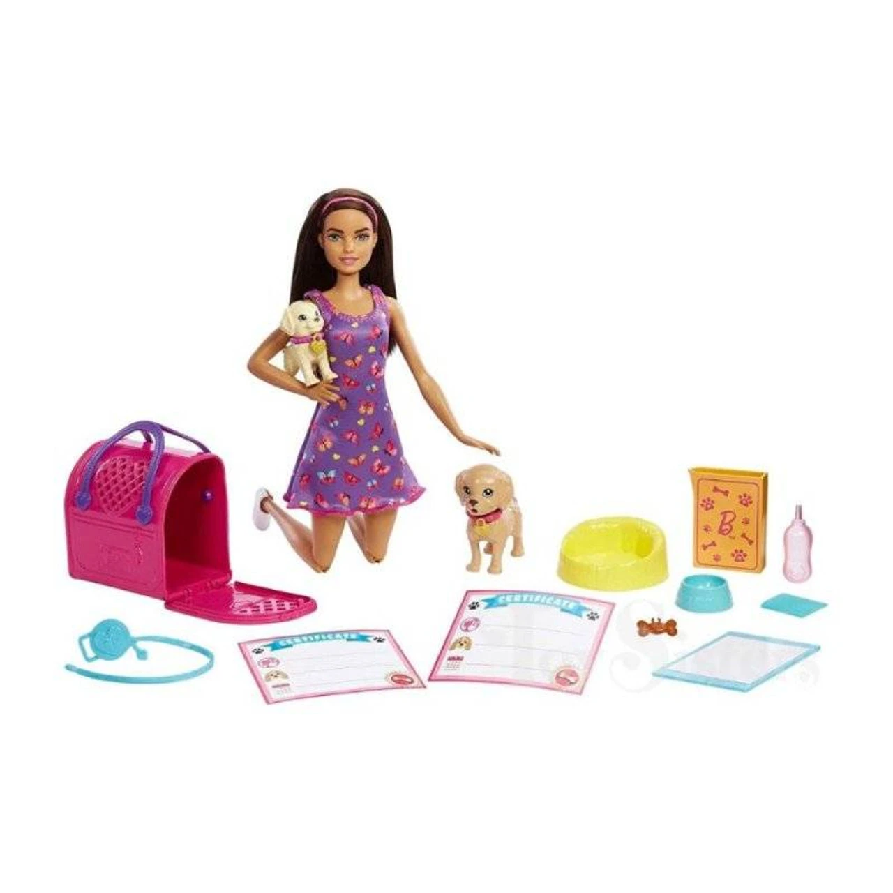 Barbie Pup Adoption Doll & Puppies Playset 3 Barbie Pup Adoption Doll & Puppies Playset