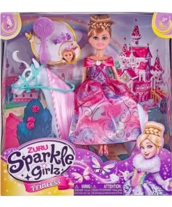 Zuru Sparkle Girlz Doll With Horse -Barbie Shop sparkle girlz princess doll horse playset 6867406 00 1 73393.1638918681
